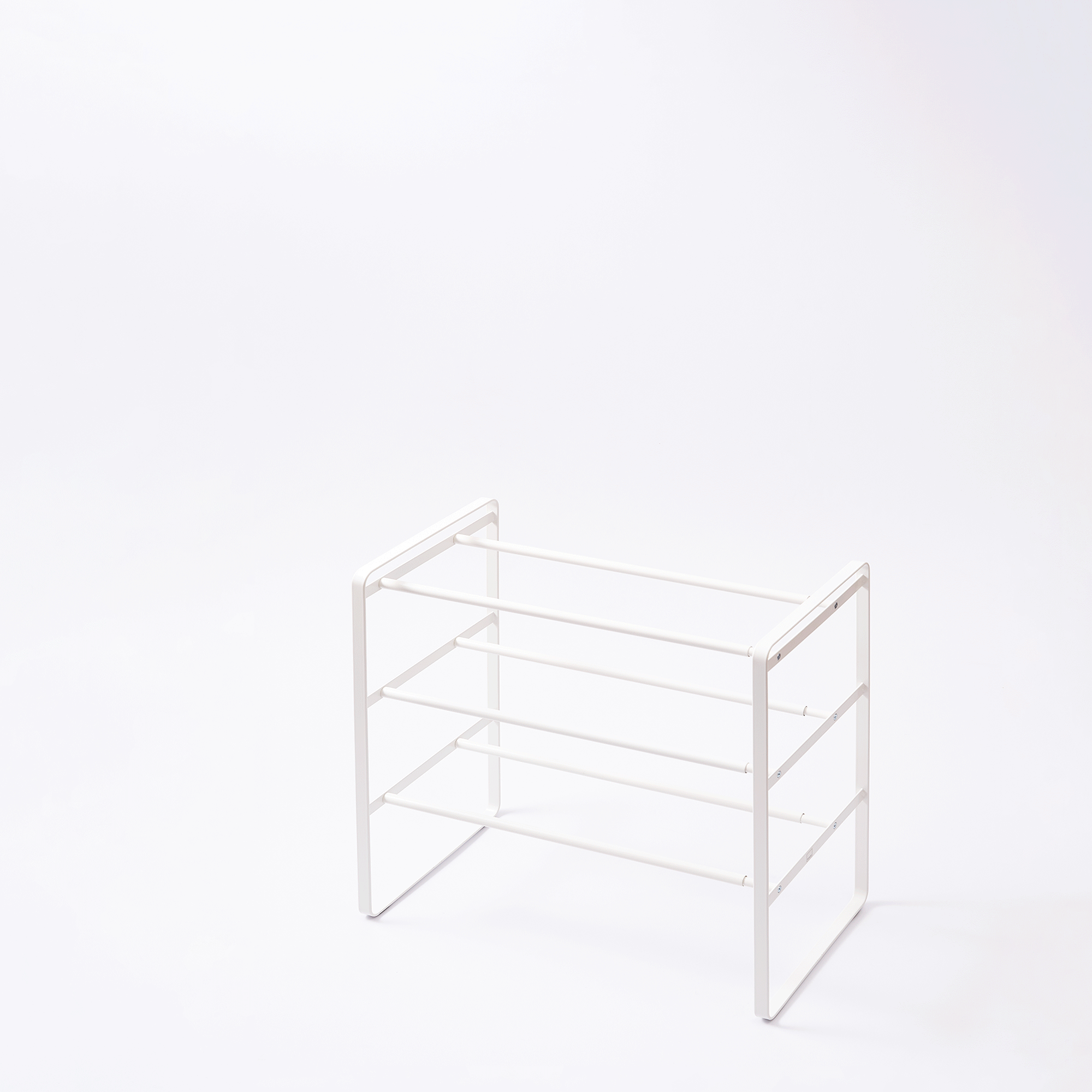 Three-Tier Expandable Shoe Rack (18" H)  - Steel